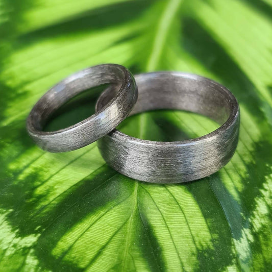 Grey tulipwood hand made bent wood ring