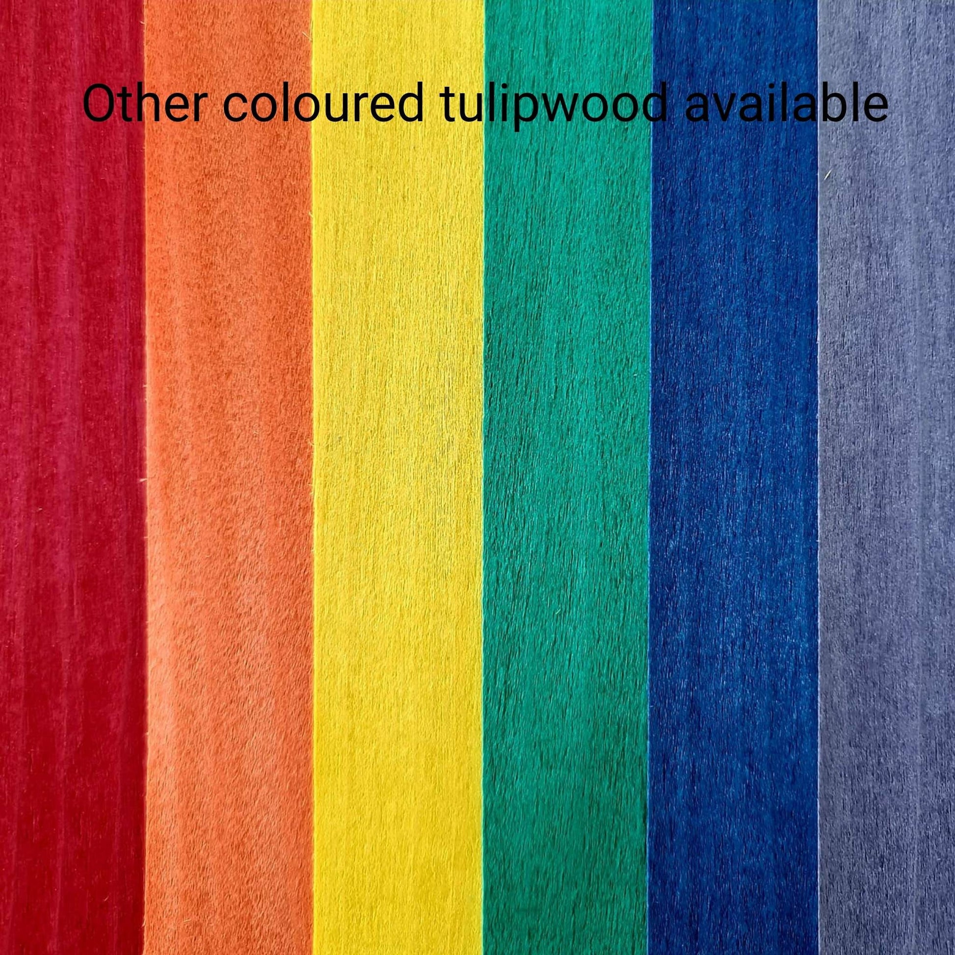 Oak & red tulipwood ring - Bespoke hand made bent wood ring - Custom wooden wedding band - Alternative engagement - 5th anniversary gift