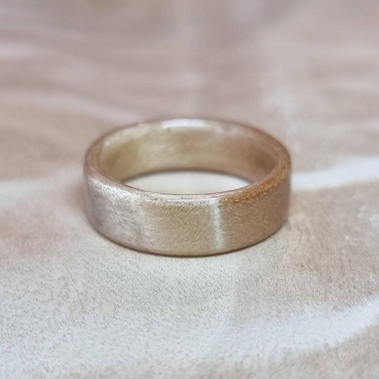 Willow hand made bent wood ring