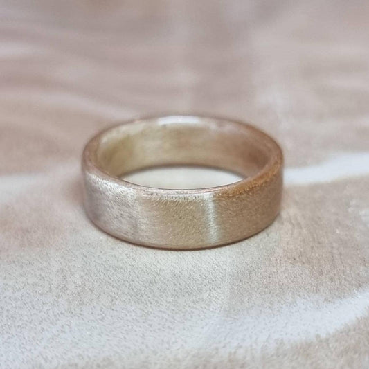 Willow hand made bent wood ring