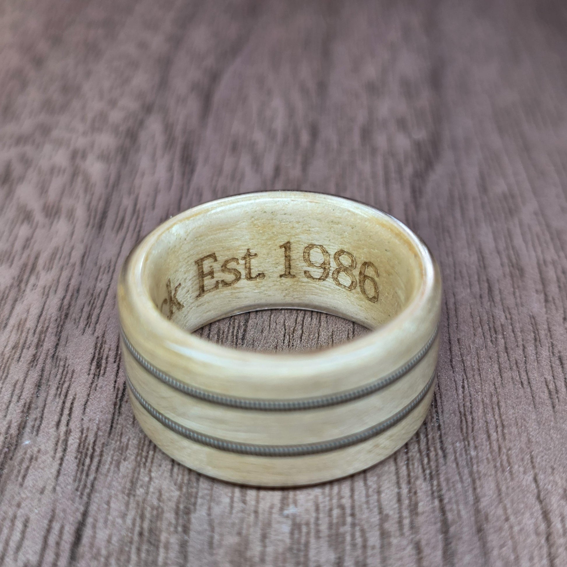 Ring inscription - To be purchased alongside a wooden ring